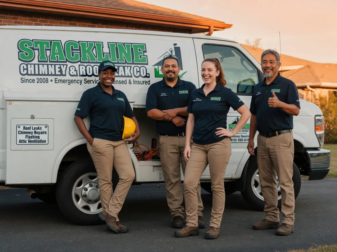 Chimney flashing repair company in Spalding, MI